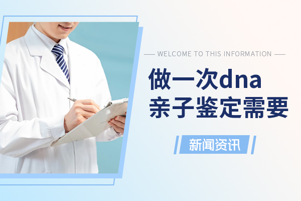 做一次dna亲子鉴定需要很多钱?